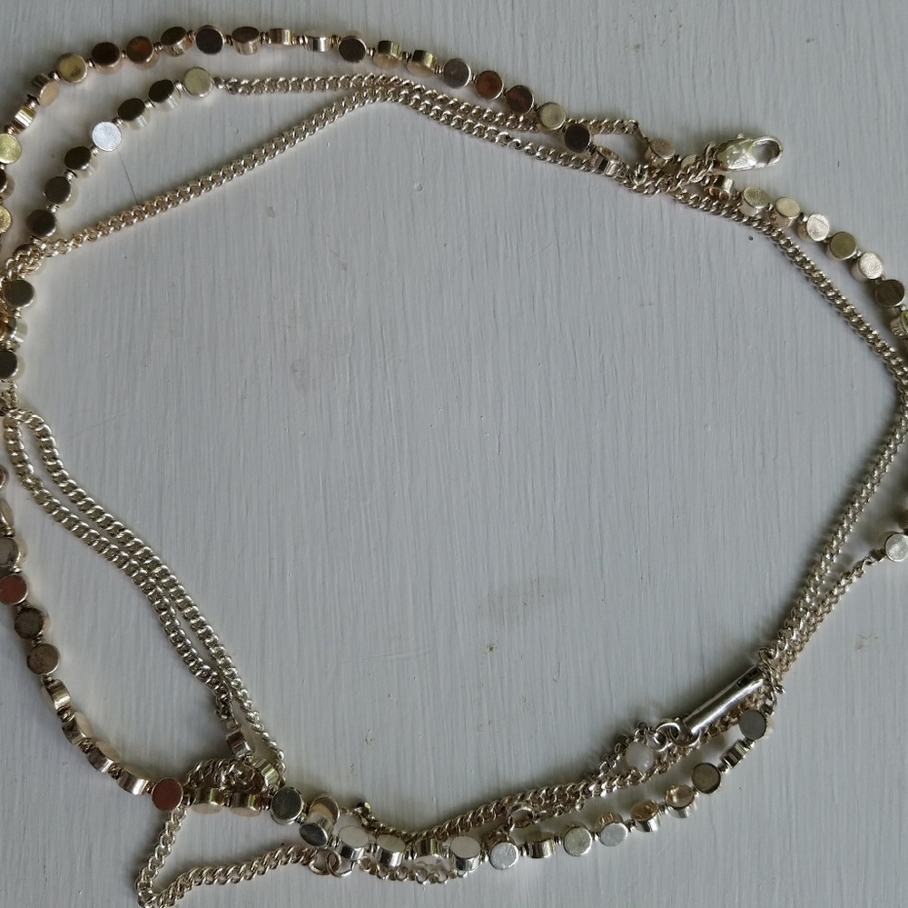 51 in Kenneth Cole silver chain necklace